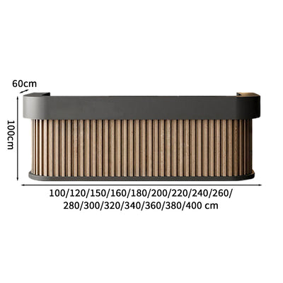 受付カウンター　レジカウンター　受付台　店舗カウンター　ホテル　会社　事務所　引き出し　優れた収納力　木製　ステンレス　おしゃれ　ブラック　ホワイト　カスタマイズ可能　JDT - S002 - Kagushop