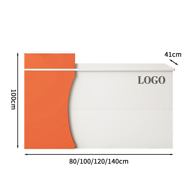 L字受付カウンター　レセプションデスク　エントランス受付　業務用　会社用　エコ素材　鍵付き引き出し　エッジ加工　カスタマイズ可能　JDT - S018 - Kagushop