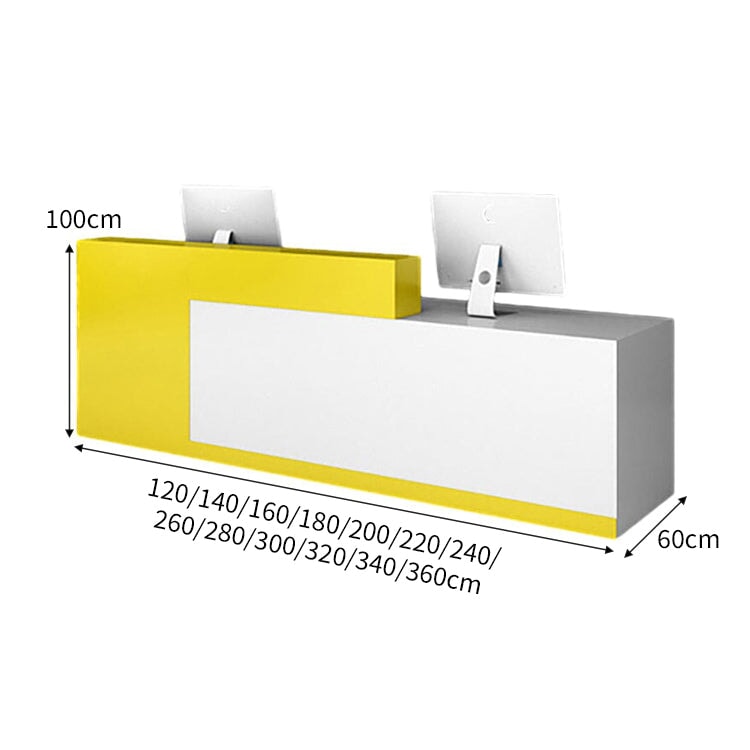 大容量収納　店舗用　受付カウンター　カウンタテーブル　受付台　オフィス受付　エントランス受付　ホワイト　カスタマイズ可能　JDT-C024