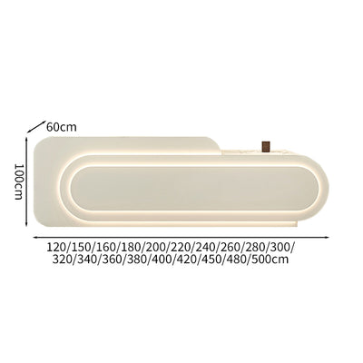 受付カウンターテーブル　受付カウンターデザイン　受付カウンター　カウンター　受付台　エントランス受付　おしゃれ　LEDライト付き可能　ロゴ入れ可能　メラミン化粧板　カスタマイズ可能　JDT-S074