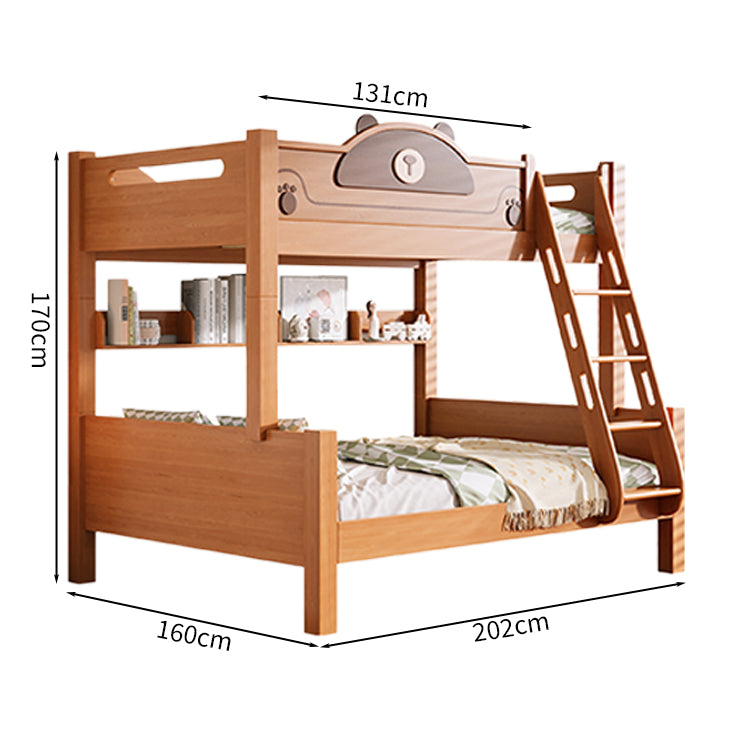 木製二段ベッド　二段ベッド　キッズ二段ベッド　シンプルな二段ベッド　メタル二段ベッド　安善無臭　分割可能仕様　ナチュラル　かわいい　天然木　耐荷重　引き出し　はしご　ケヤキ材　パイン材　SCC-S026